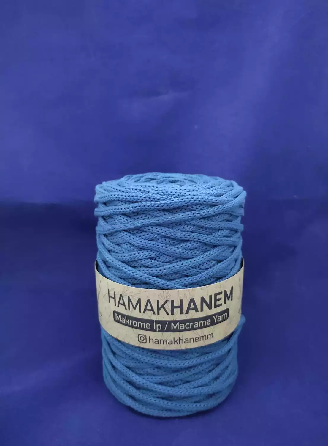 Makrome ip (Petrol mavisi) 5mm