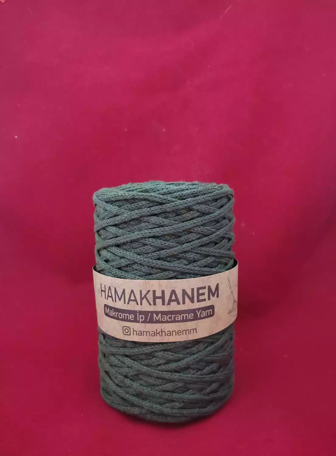 Makrome ip (Yeşil) 5mm