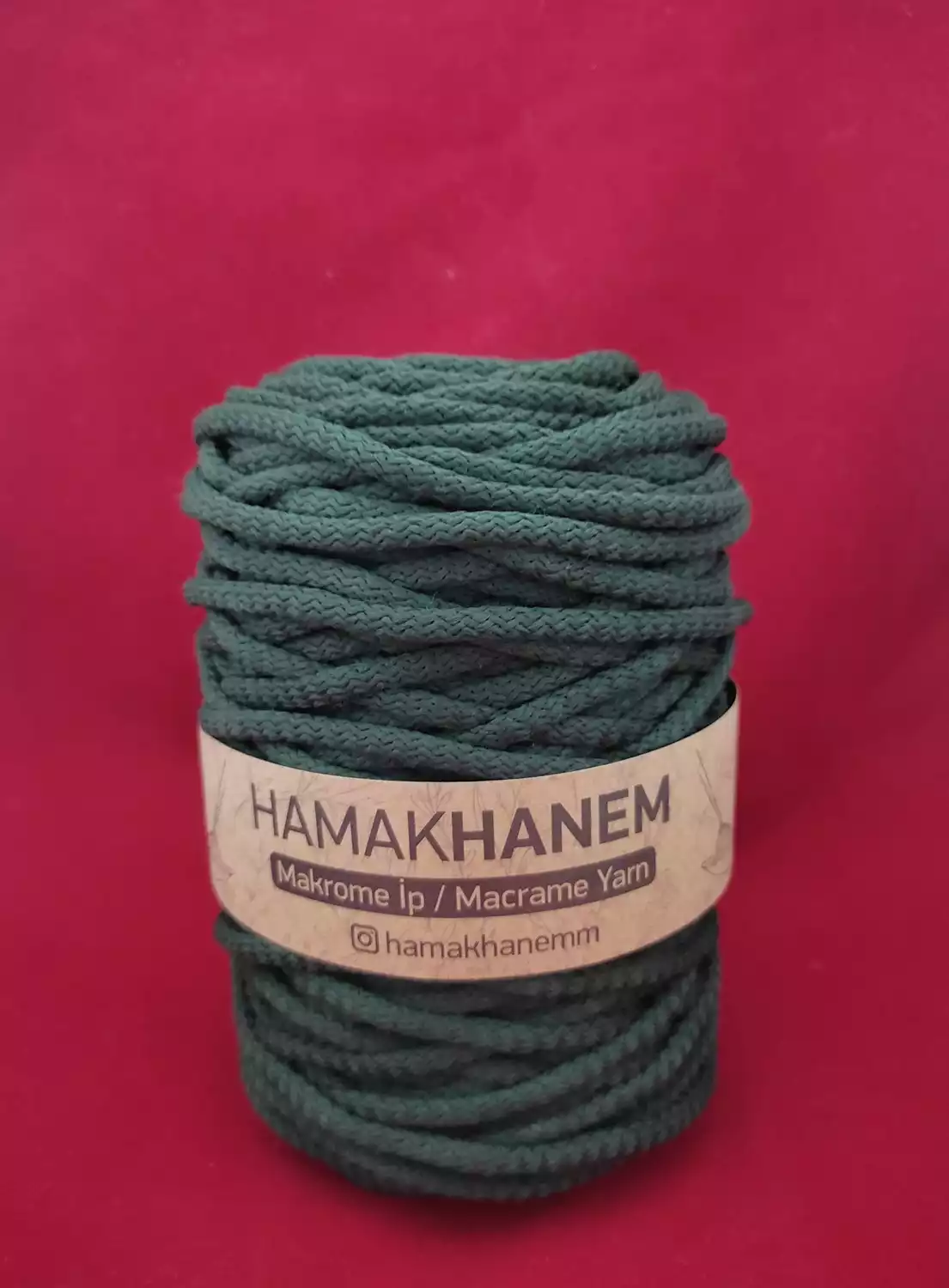 Makrome ip (Yeşil) 7mm